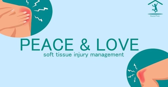 Out with RICE, in with PEACE + LOVE! The modern way to heal soft tissue injuries.